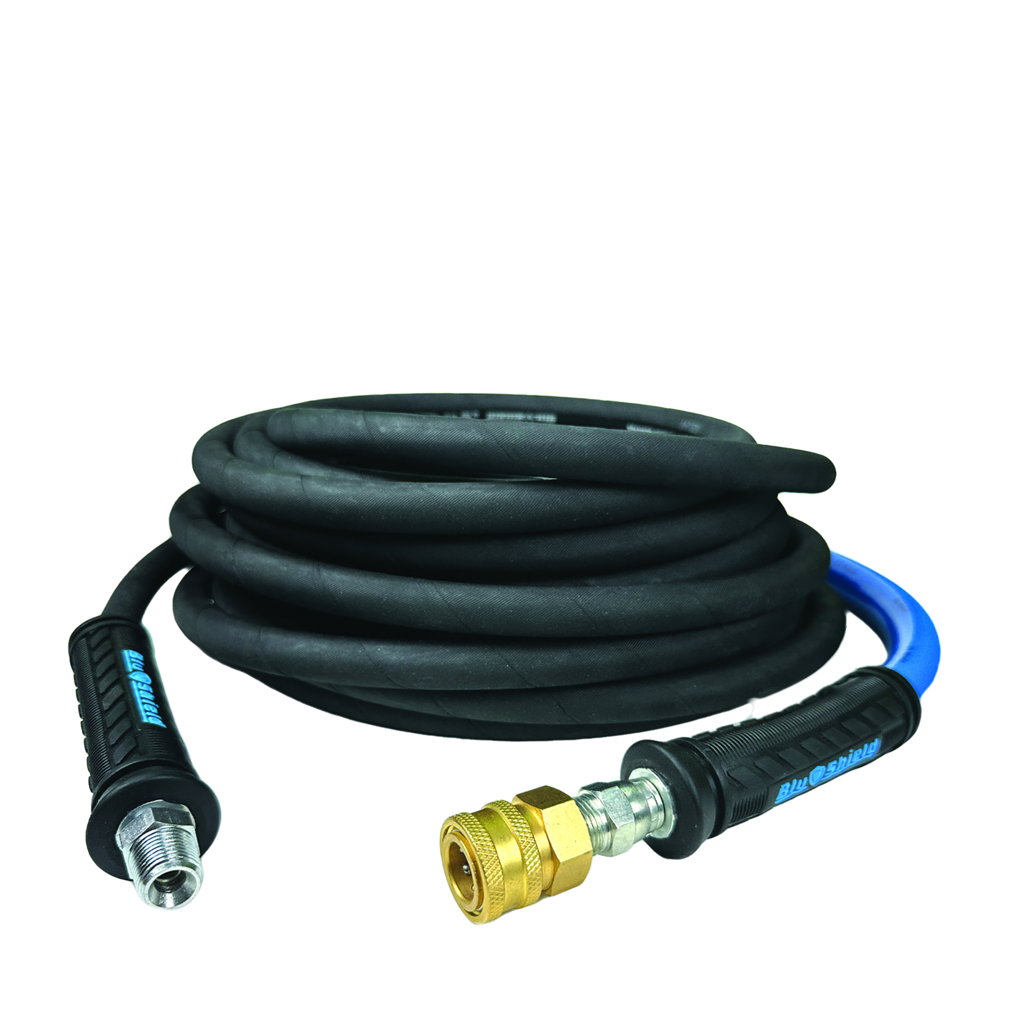 BluShield Nonmarking Pressure Washer Hose, 3/8in. Dia., 50ft.L, 4100 PSI, Model# PW3850-NM